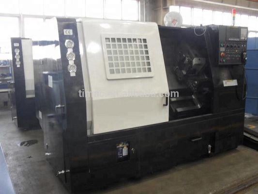 ツインスピンドル FANUC 斜面床 12 ツールのポストステーションを持つ AK-25 CNC トートン