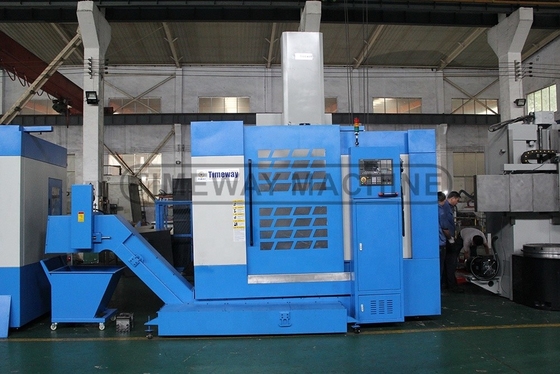800mmワークテーブルと1070mmベッド幅 掘削の大きな穴加工のためのCNC垂直 lathes
