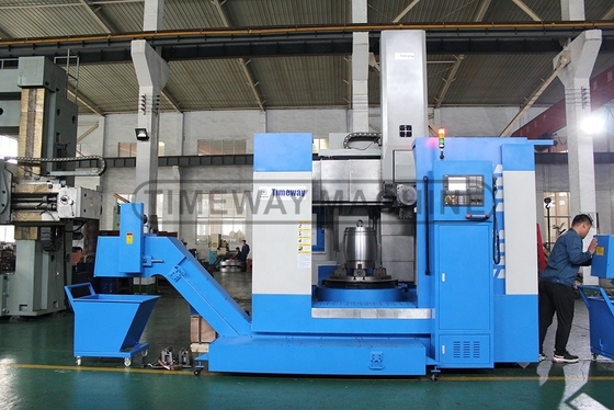 800mmワークテーブルと1070mmベッド幅 掘削の大きな穴加工のためのCNC垂直 lathes
