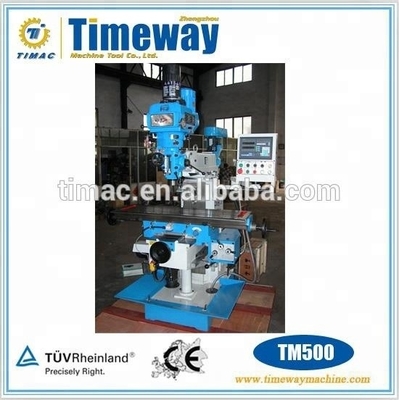 3 軸 TIMEWAY H/V ミルヘッド ターレット フレッシング マシン TM500 調整可能な電圧