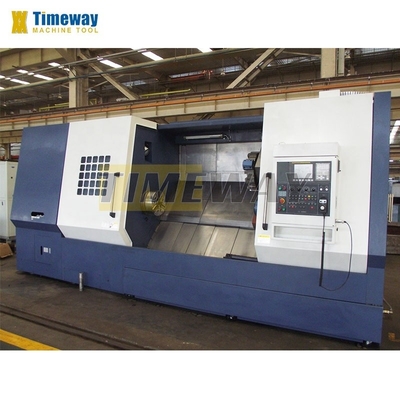 マックス スピンドル速さ 2000 r.p.m 4 軸水平 CNC  lathes 大量生産に理想的