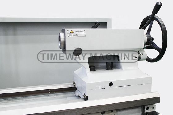 500mm スウィングとMT5テイルストッククイールテンパーを持つ水平フラットベッドターン機械ツール