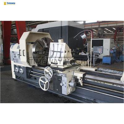 生産中の最大回転長さ2800mmの水平重量回転機