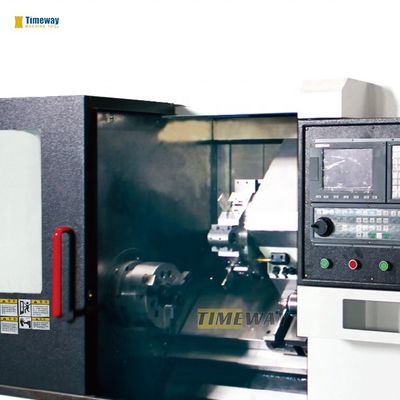 高精度金属生産のための250mmZ軸移動斜床回転床 CNC機械