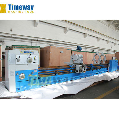 1100mm ベッド幅 高生産性の鉄鋼加工のための従来の金属手動 lathes