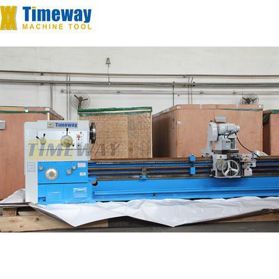 1100mm ベッド幅 高生産性の鉄鋼加工のための従来の金属手動 lathes