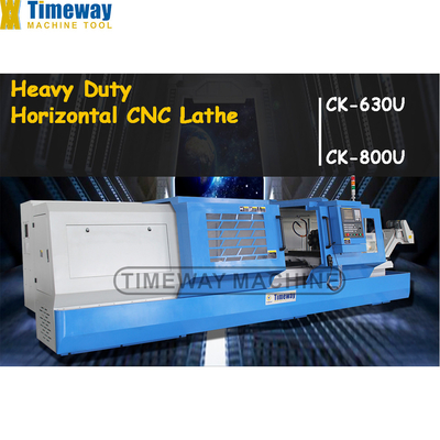 520mm ベッド幅 3000kg最大重量容量を持つフラットベッド CNCターン