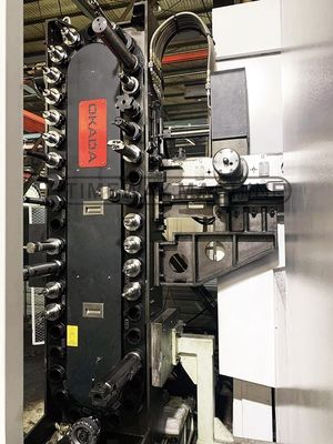 24 ツールマガジン 容量 高精度 4 軸 CNC水平加工センター