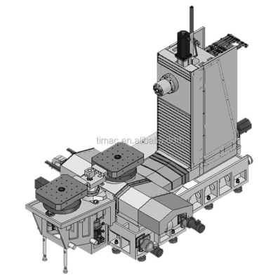 交換テーブル加工センターを持つCNC水平機械センター 7.5/11kw