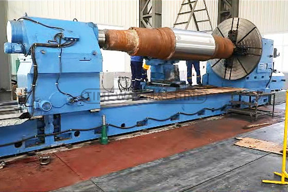 高硬さと精密性 AL-2000H 重用金属のための水平回転機 2024年