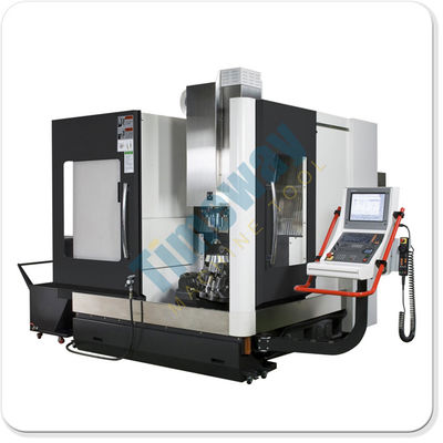 12000KG 5 軸連結垂直加工センター ± 0.008mm 位置位置精度