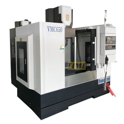 420x800mm 作業台 サイズ Vmc650 3 軸 Cnc 垂直加工センター 金属磨削