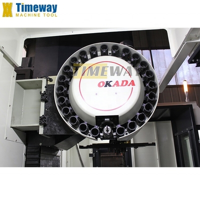 GSK/Fanuc/シエメンズ コントロール 3 軸垂直加工センター 1100mm X テーブル移動