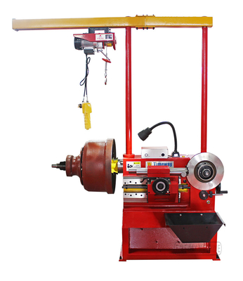 T8440 ブレーキドラムディスク切断機 総重量230kg,モーターパワー0.75kW
