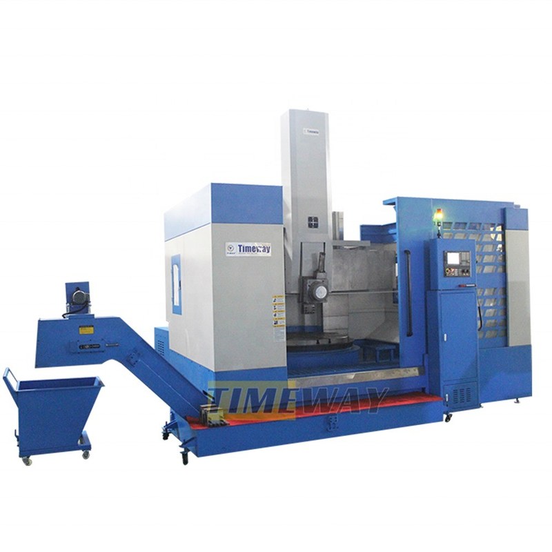 強力なCNC垂直回転機 60kWの電源容量と800mmのZ軸移動