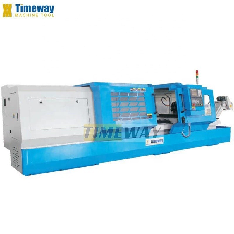 高精度フラットベッド CNC lathes GSK CNC制御システムと11kWスピンドルモーターパワー