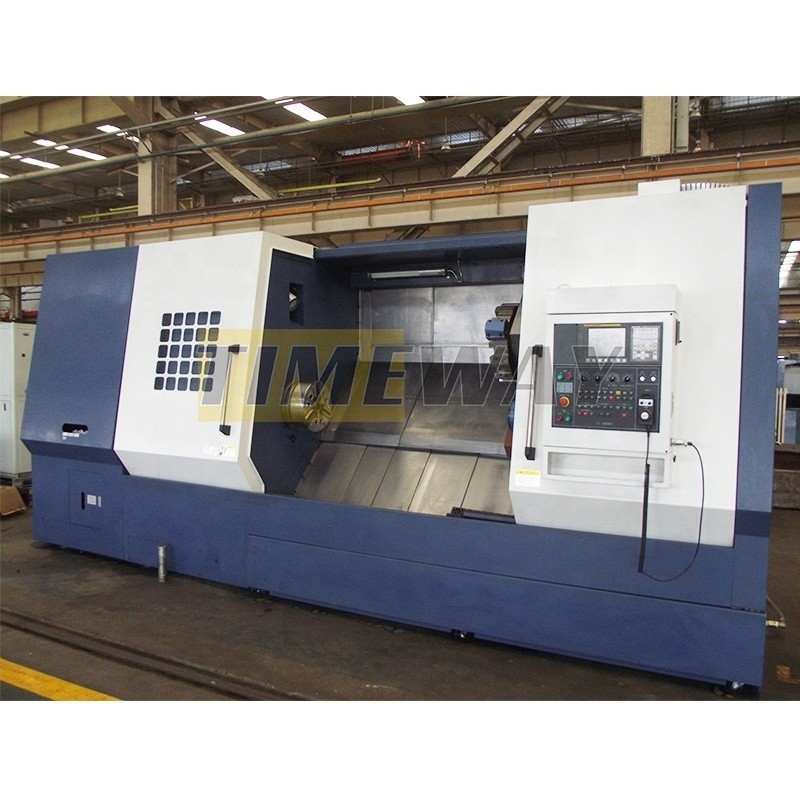 マックス スピンドル速さ 2000 r.p.m 4 軸水平 CNC  lathes 大量生産に理想的